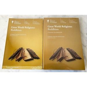Great Courses Great World Religions-Buddhism DVDs-Guidebook-Transcript Book NEW
